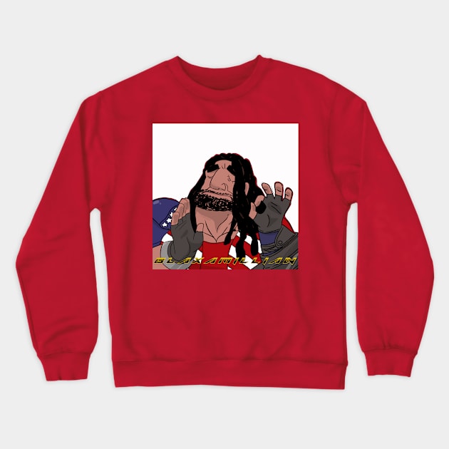 When the Deathfist hits "just right"! Crewneck Sweatshirt by Blaxamillian